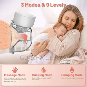 በቻርጅ የሚሰራ Wearable Breast Pump Hands Free, Electric Breast Pumps