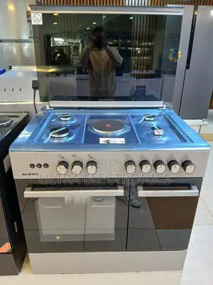 Kumtel 60x90cm Freestanding Cooker Featuring a Combination of Gas