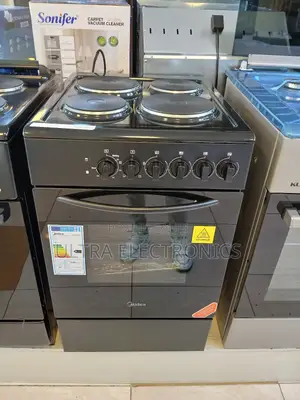 Midea Electric Freestanding Cooker in Black Cooktop: Features 50/50