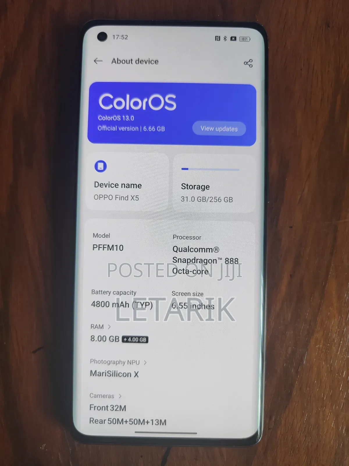 Oppo Find X5 256 GB Black
