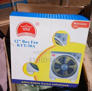 Changili Crown 12" Box Fan 1 Year Warranty