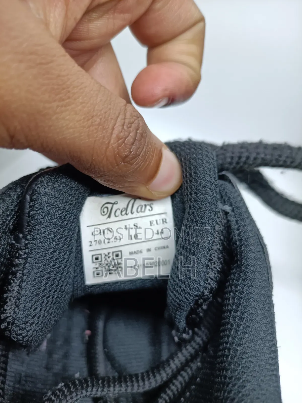 Tcellers Black Track Sneakers