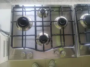 Ariston Stainless Steel Gas Cooktop With Four Burners and Side-Mounted