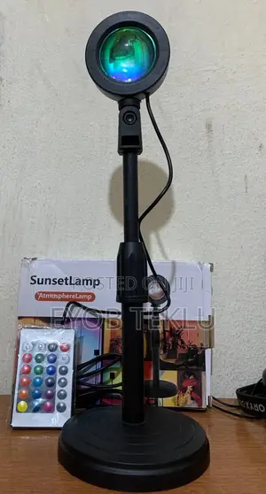Led Projecters Night Light Sun Set Lamp Rgb Led Corner Light