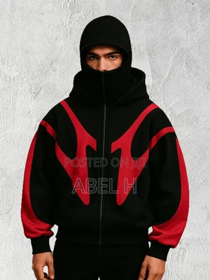 Zelbuck Men's Hoodie Sweatshirt With Balaclava