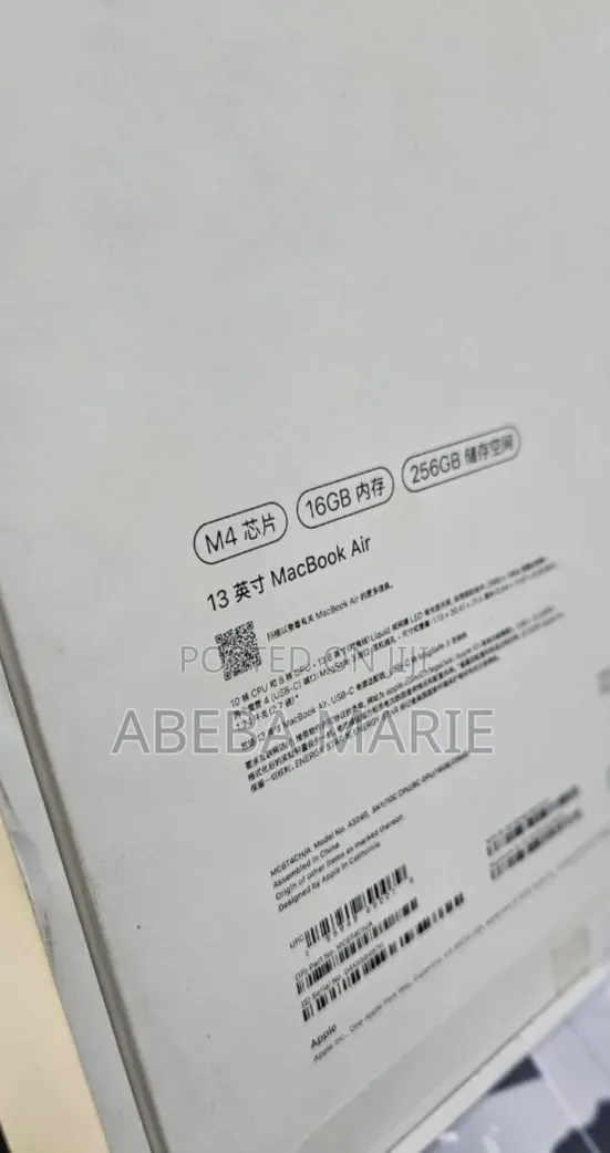 New Laptop Apple MacBook Air 2025 M4 13-inch 16GB Apple M4 SSD 256GB