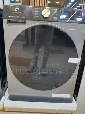 Popular 12kg Front-Load Automatic Washing Machine That Features Steam