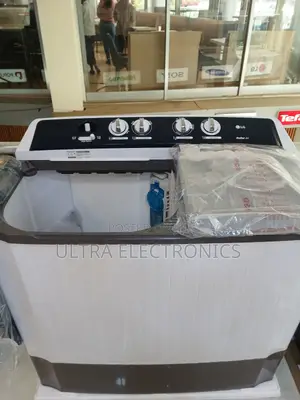 Lg 16kg Roller Jet Twin-Tub Semi-Automatic Washing Machine in White