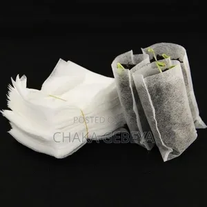 100-piece Tea Filter Bags - Drawstring, For Loose Tea Spices