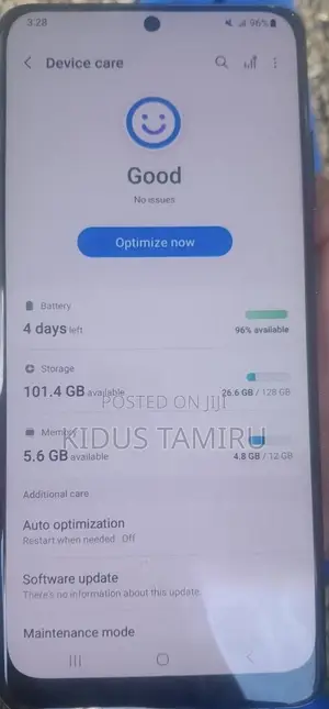 Samsung Galaxy S20 Ultra 128 GB Black