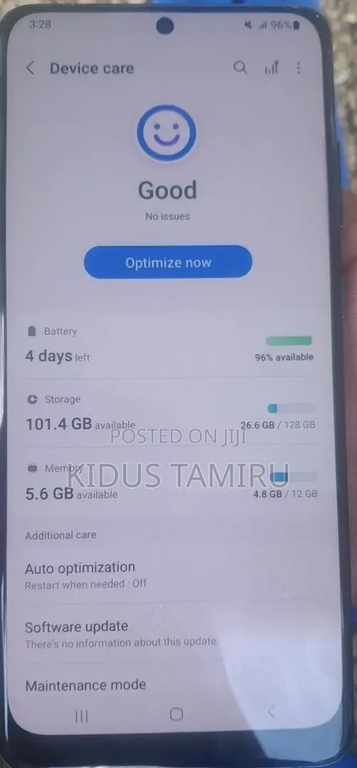 Samsung Galaxy S20 Ultra 128 GB Black
