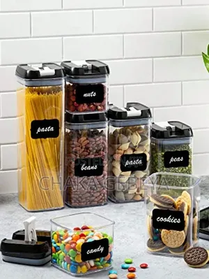 የአስቤዛ ማስቀመጫ ስብስብ - 7 Sizes, Airtight, Bpa-Free