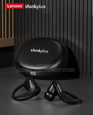 Lenovo Thinkplus TWS Earbud | Sport Earhook | Long Battery | Deep Bass