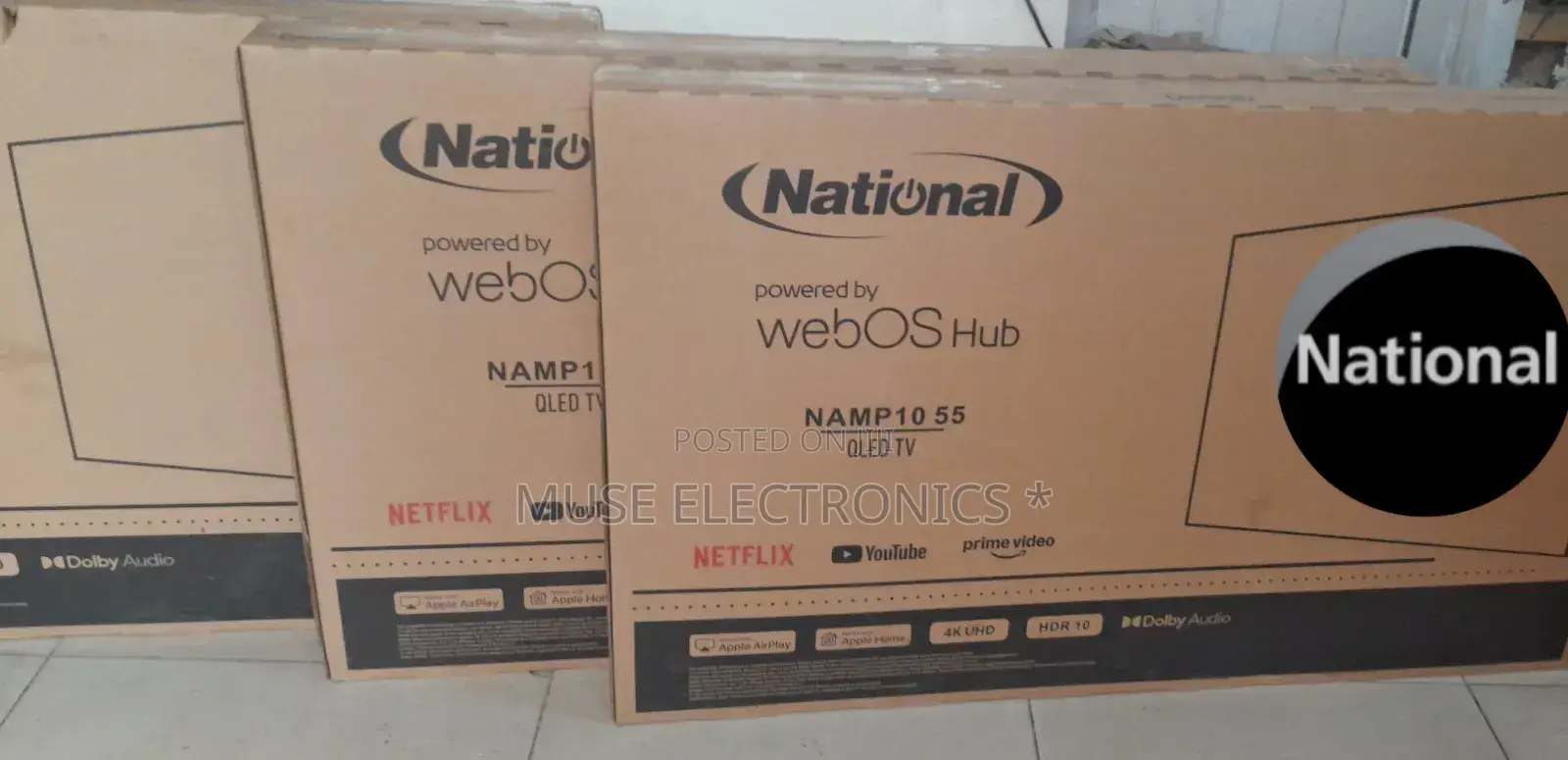 National 55inch Frameless Smart Android Tv
