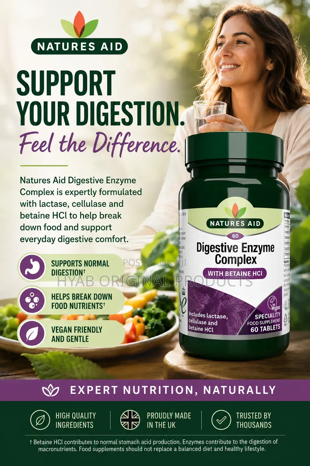 Digestive Enzyme Complex With Betaine HCL