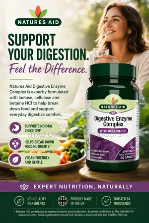 Digestive Enzyme Complex With Betaine HCL