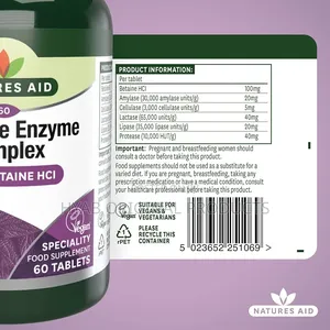 Digestive Enzyme Complex With Betaine HCL