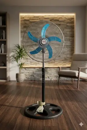 18” Industrial Standing Fan – Stainless Steel Cooling Power