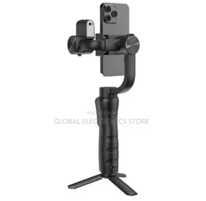 Pro 3-Axis Gimbal Stabilizer | Smartphone Tripod + Fill Light