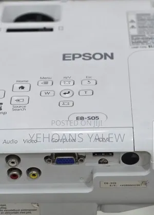R Epson Projector Model Name: Eb-S05 With Bag Hardw