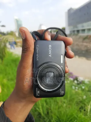 Sony Cyber-Shot DSC-Wx80 Digital Camera With a Black Finish