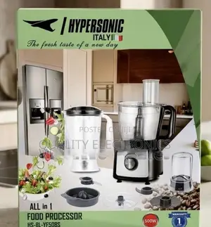 Hypersonic Italy Food Processor – Multifunctional 500 W Juicer!