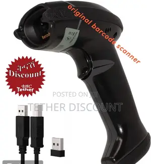 Orginal Laser Wired Barcode Scanner አዲስ ኦርጂናል ስካነር ለሱፐር ማርኬት እናለቤቲንግቤት