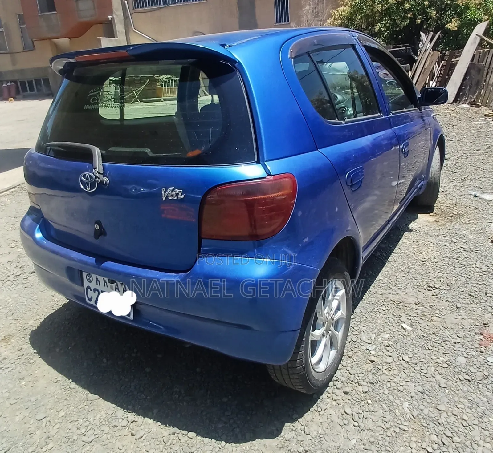 Toyota Vitz 2002 Blue