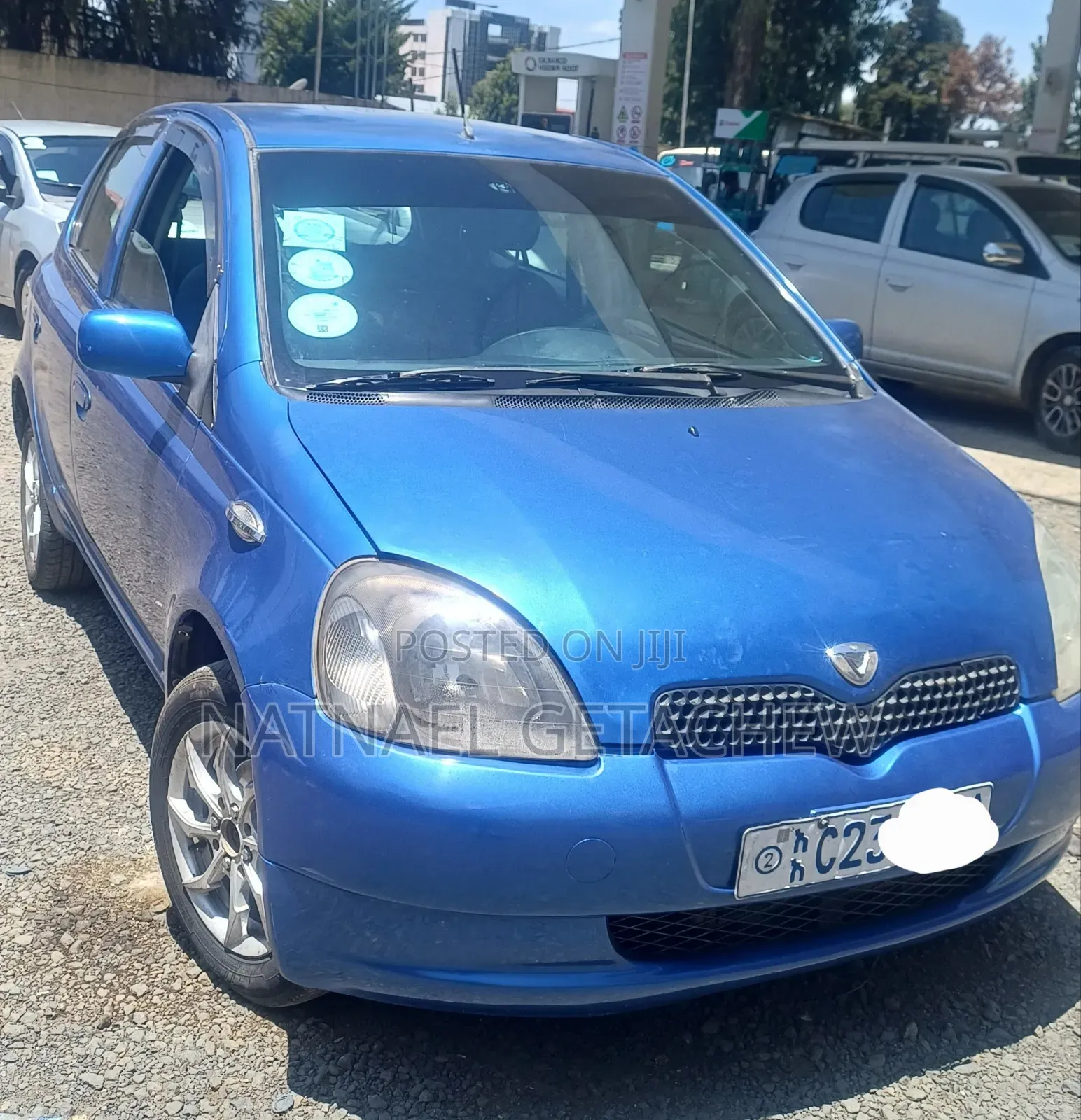 Toyota Vitz 2002 Blue