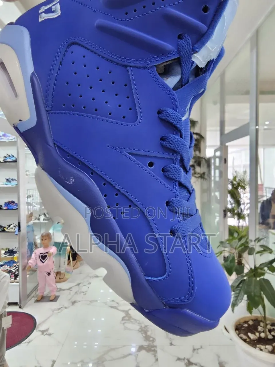 Jordan 6 Full Blue High Master Quality Made in Vietnam