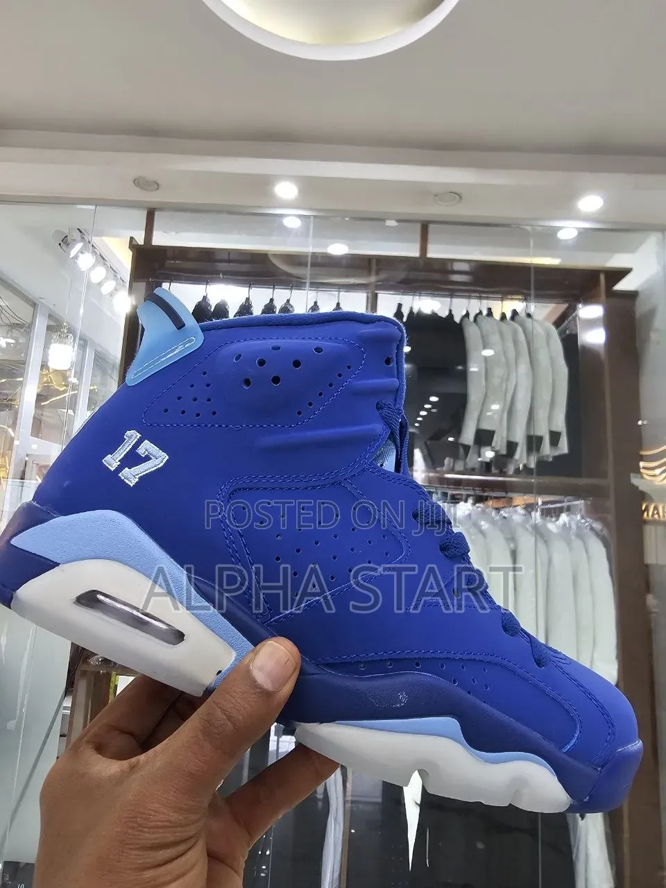 Jordan 6 Full Blue High Master Quality Made in Vietnam