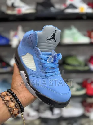 Jordan 5 White Yellow Blue High Master Quality for You Made in Vietnam