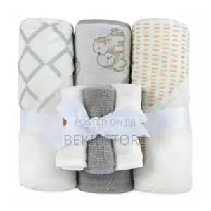 3 Piece Baby Hooded Towel Washcloth Set