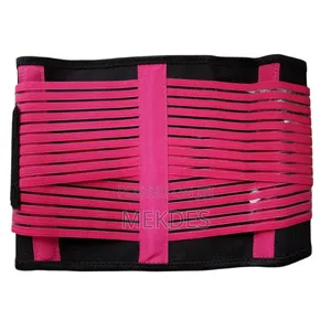 Adjustable Waist Trainer Women Body Shaper Fitness Belt Pink