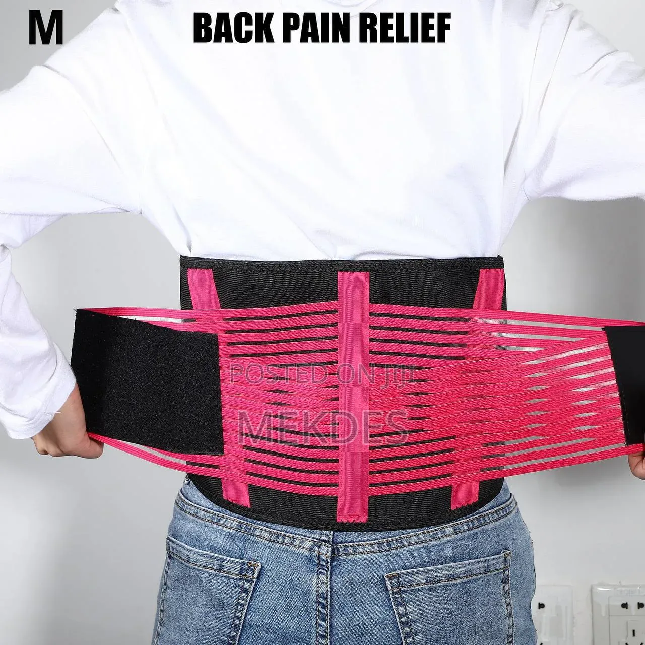 Adjustable Waist Trainer Women Body Shaper Fitness Belt Pink