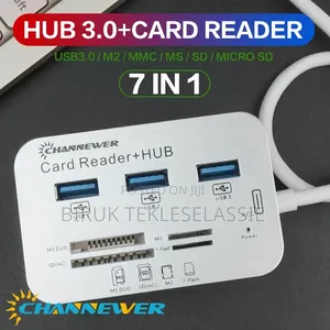 7-in-1 Usb Hub Usb 3.0 Card Reader