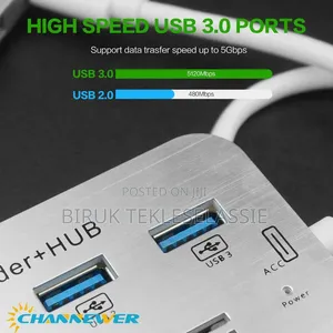 7-in-1 Usb Hub Usb 3.0 Card Reader