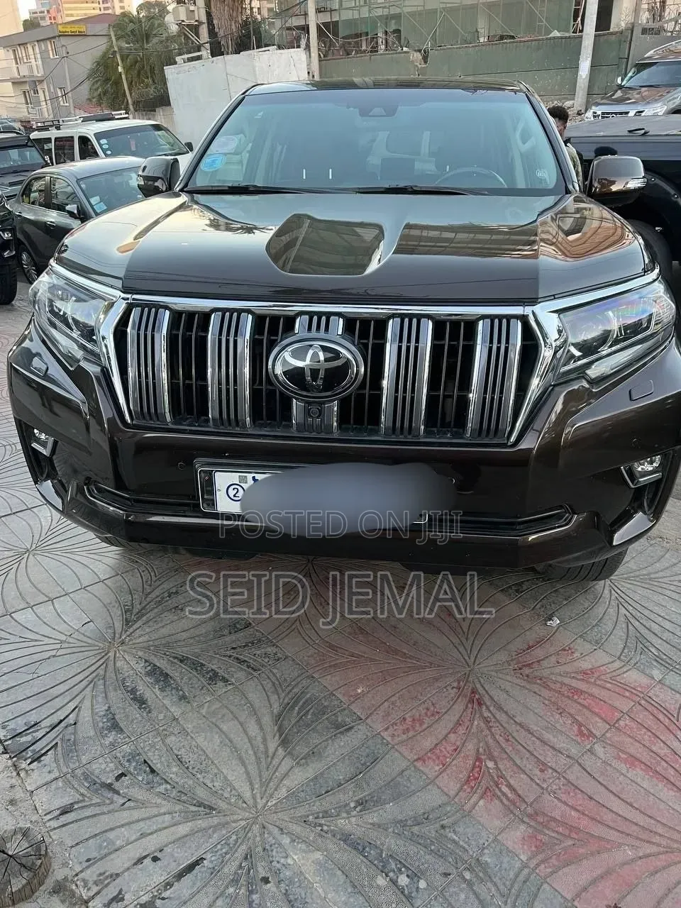 Toyota Land Cruiser Prado 2019 Burgundy