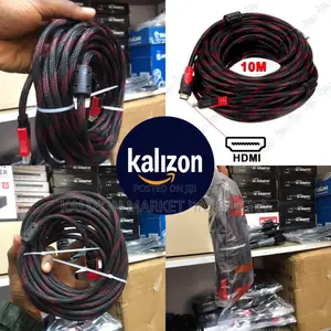Original Hdmi Cable (10m) ኦርጅናል ከዲኮደር ወደ ቲቪ
