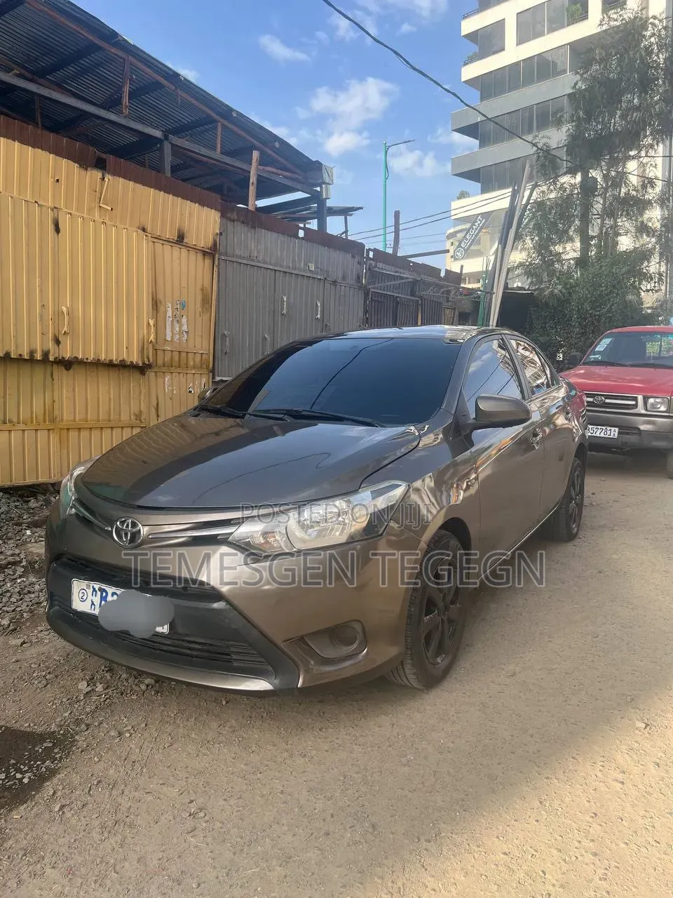 Toyota Yaris 2014 Gray