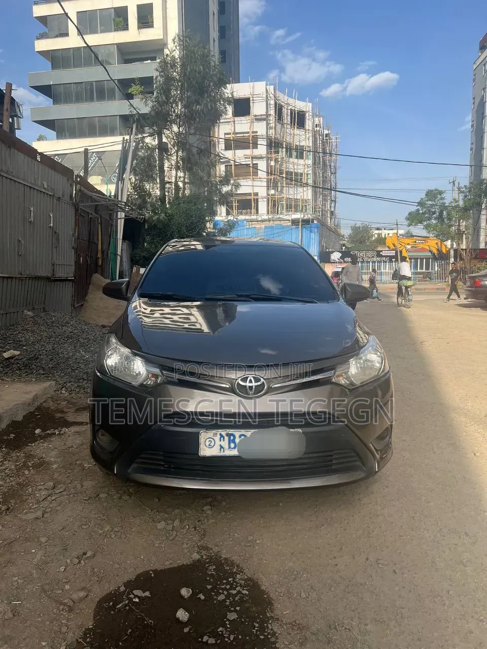 Toyota Yaris 2014 Gray