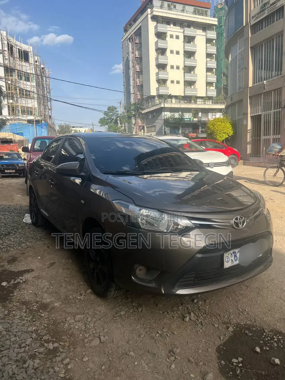 Toyota Yaris 2014 Gray