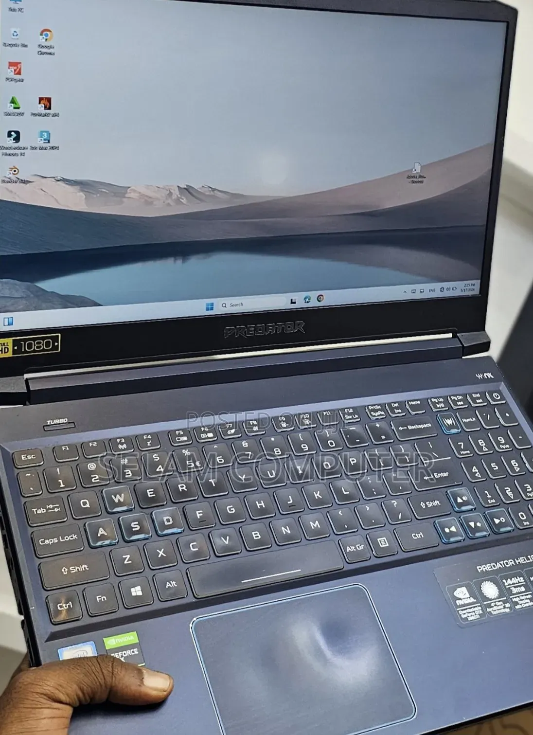 New Laptop Acer Predator Helios 300 16GB Intel Core i7 SSD 512GB