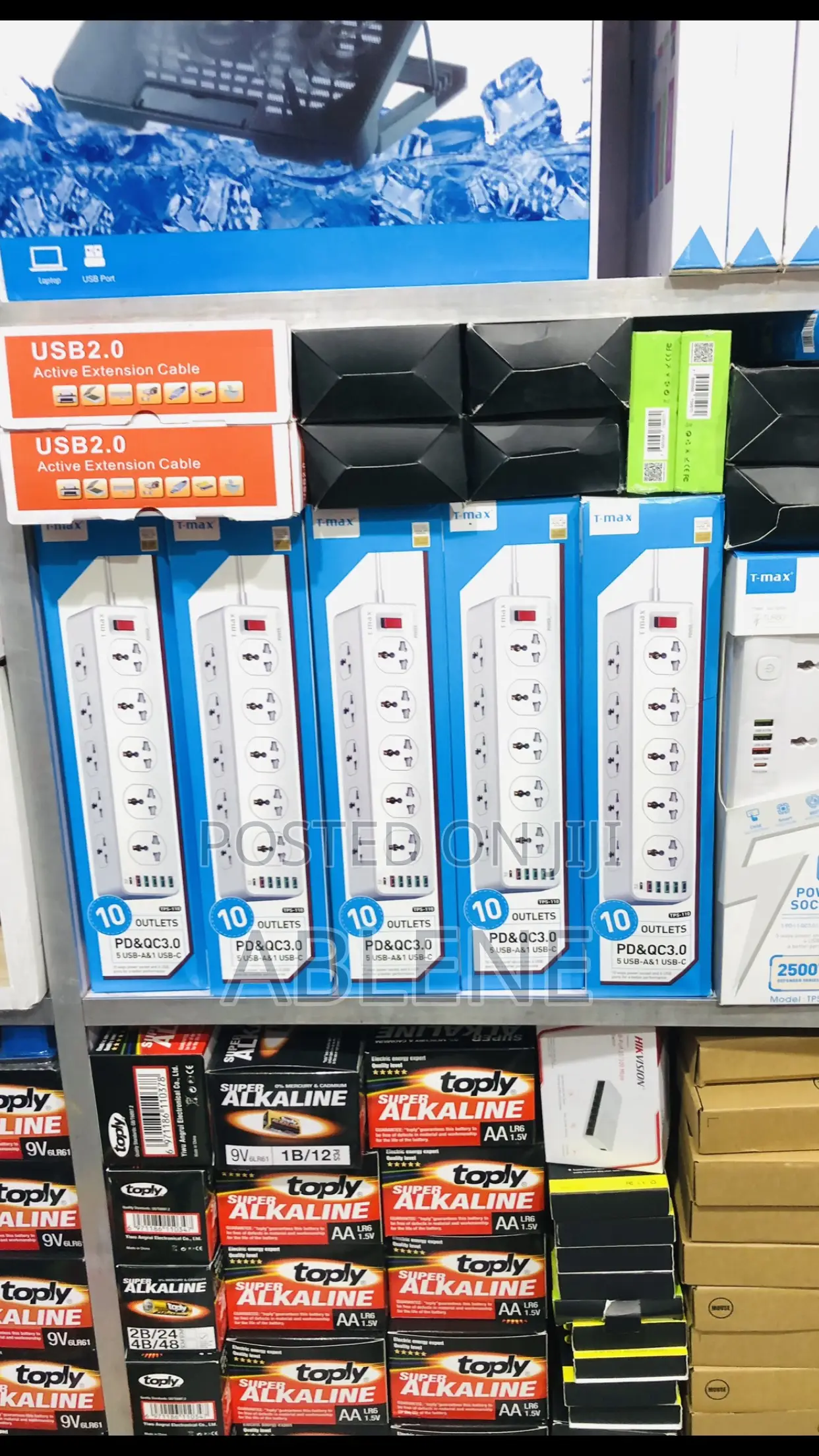 T Max Power Socket (10-Outlet Power Strip)