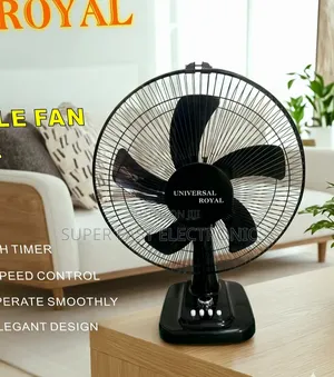 Universal Royal Elegant Table Fan High-Performance Desk Fan