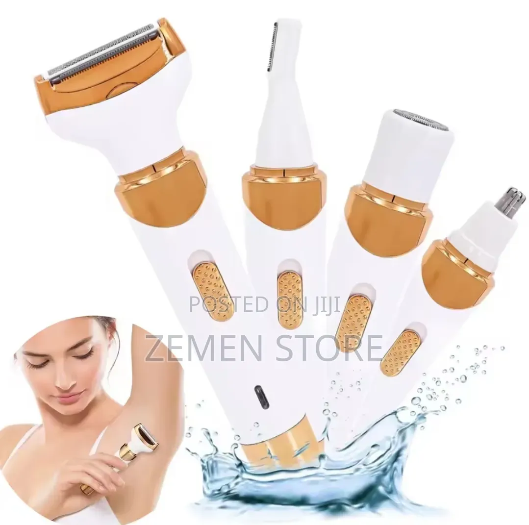 Kemei 4-in-1 Rechargeable Electric Shaver - ሁለገብ የፀጉር ማሽን