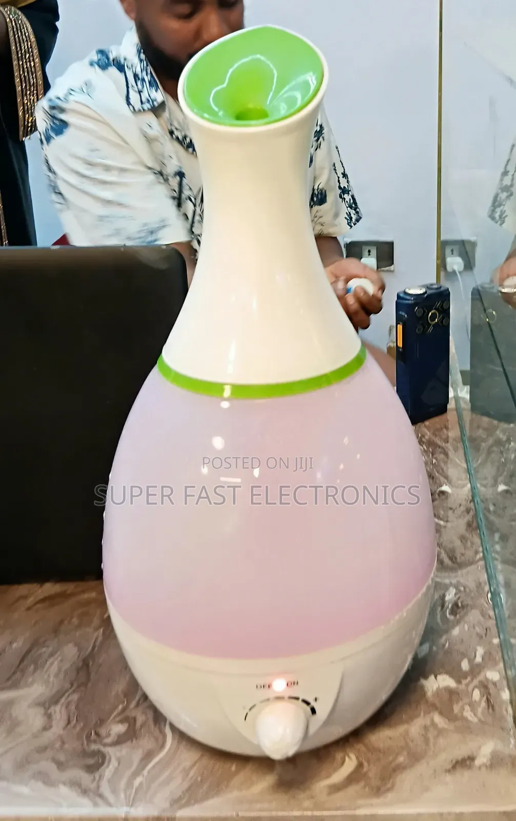 Cool Mist Humidifier Portable Vase-Style Personal Humidifier