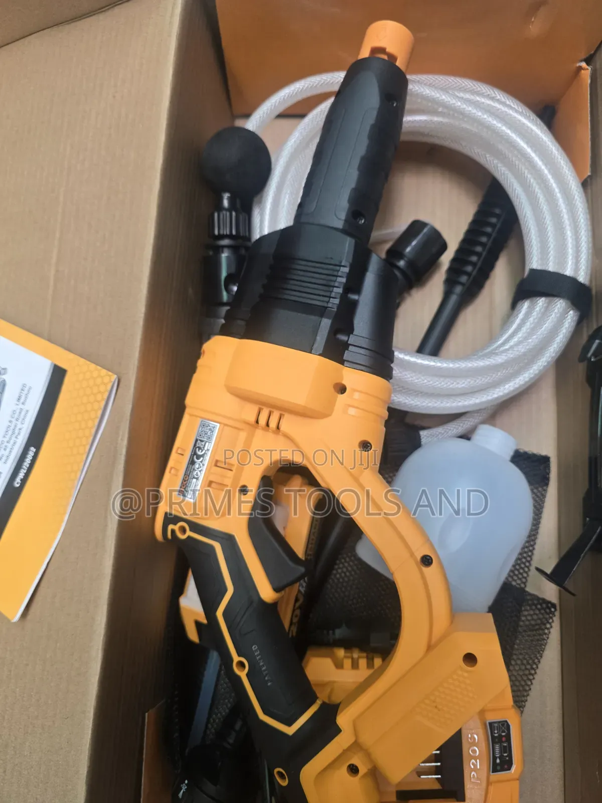 Ingco 20v Cordless Portable Pressure Washer