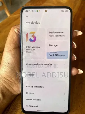 New Xiaomi Redmi Note 11 Pro 5G 128 GB Blue