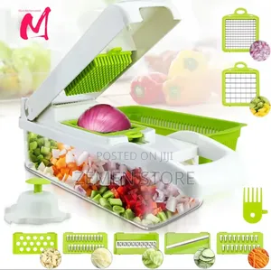 13-in-1 Vegetable Slicer Mandoline Chopper - ባለ 13 ስብስብ የሽንኩርት መክተፊያ
